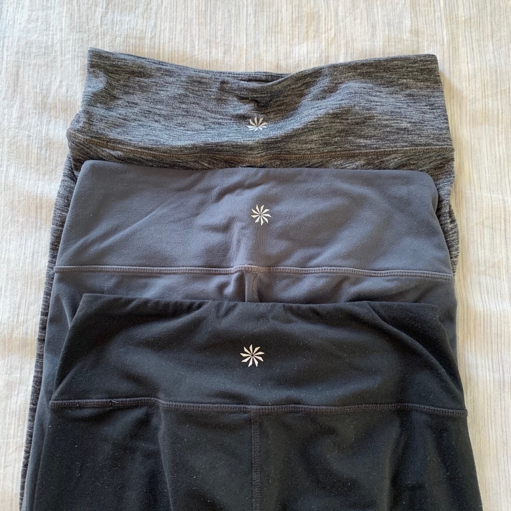 Set of 3 Athleta capri leggings